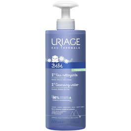 Uriage Eau micellaire nettoyante pour bébé - Convient à tous types de peau - Flacon 500 ml