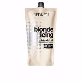 Redken Crème Révélatrice Conditionnante Blonde Idol Développeur Volume 40 - 1000 ml pour Décoloration Lumineuse et Sécurisée