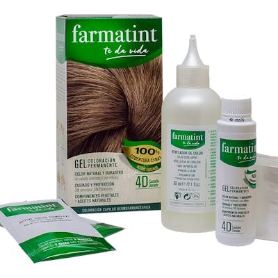 Farmatint Gel Coloration Permanente 4d-Castaño Dorado (Lot de 5)