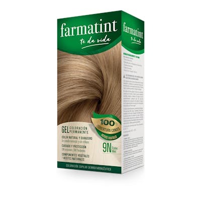 Farmatint Gel Coloration Permanente 9n-Blond Miel (Pack de 5)