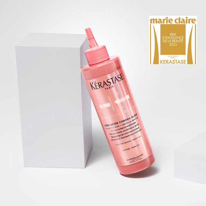 Kérastase Soin Chroma Gloss Acid Chroma Absolu - Traitement professionnel pour cheveux colorés 250 ml