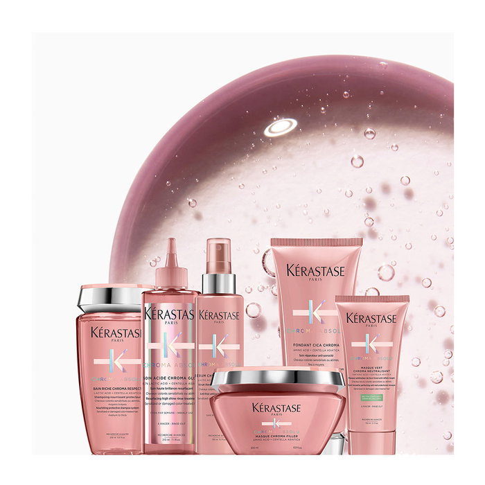 Kérastase Soin Chroma Gloss Acid Chroma Absolu - Traitement professionnel pour cheveux colorés 250 ml