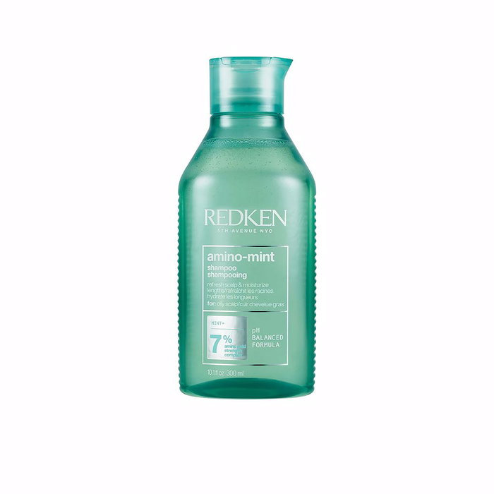 Redken Shampooing Amino Mint pour Cheveux Gras 300 ml