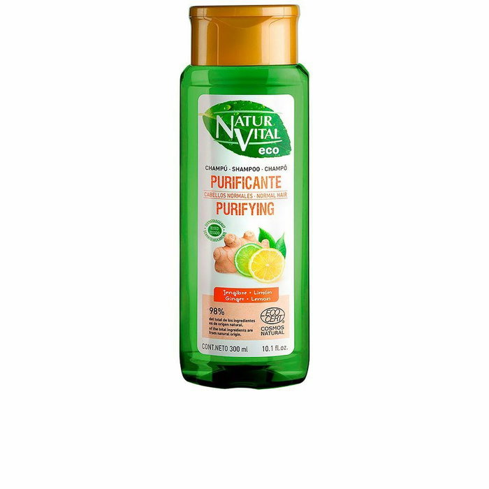 Natur Vital Shampooing ECO PURIFIANT Gingembre et Citron 300 ml Natur Vital Shampooing ECO PURIFIANT Gingembre et Citron 300 ml