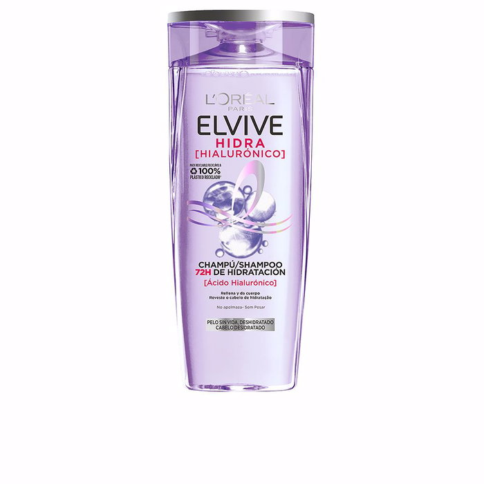 L'Oréal Paris ELVIVE HIDRA HIALURÓNICO Shampooing Hydratation 72h 370 ml L'Oréal Paris ELVIVE HIDRA HIALURÓNICO Shampooing Hydratation 72h 370 ml