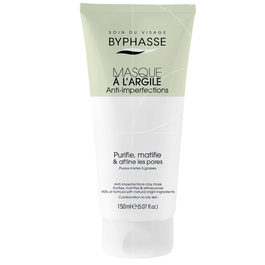 Byphasse Masque à l'Argile Anti-Imperfections, Traitement de la Peau, 150 ml
