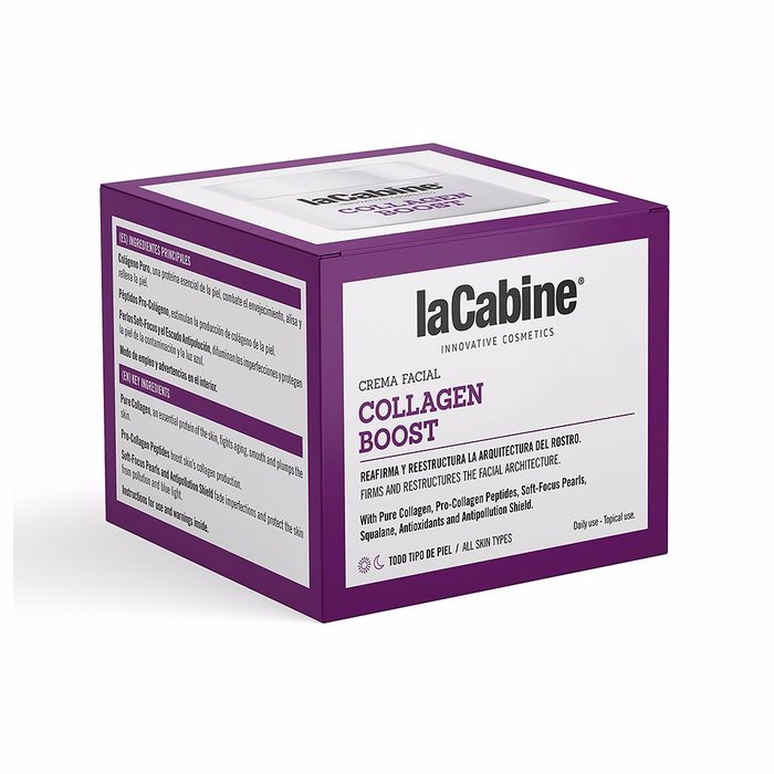 La Cabine Crème BOOST COLLAGÈNE Raffermissante Visage Anti-Âge Hydratante - 50 ml