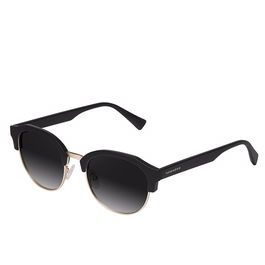 Hawkers Lunettes de soleil CLASSIC ARRONDI Noir Foncé 51 mm Verres Rondes Protection UV400 Catégorie 3