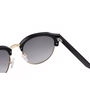 Hawkers Lunettes de soleil CLASSIC ARRONDI Noir Foncé 51 mm Verres Rondes Protection UV400 Catégorie 3