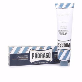 Proraso Crème de Rasage BLUE Aloe Vera & Vitamine E 150ml Homme Tous Types de Peaux