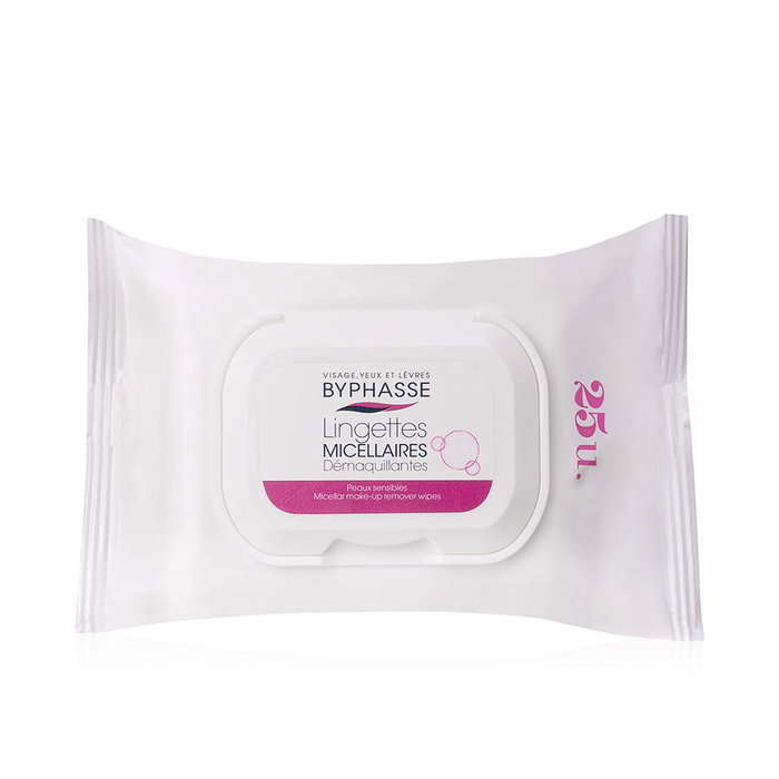 Byphasse Lingettes démaquillantes solution micellaire, 25 pièces Byphasse Lingettes démaquillantes solution micellaire, 25 pièces