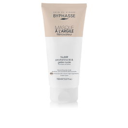 Byphasse Masque Argile Rénovateur 150 ml Hydratant et Apaisant pour Tout Type de Peau