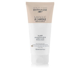 Byphasse Masque Argile Rénovateur 150 ml Hydratant et Apaisant pour Tout Type de Peau