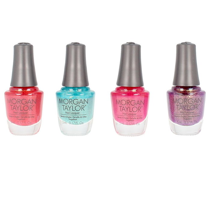 Morgan Taylor Coffret 4 Pz Vernis à Ongles Switch On Color Mini