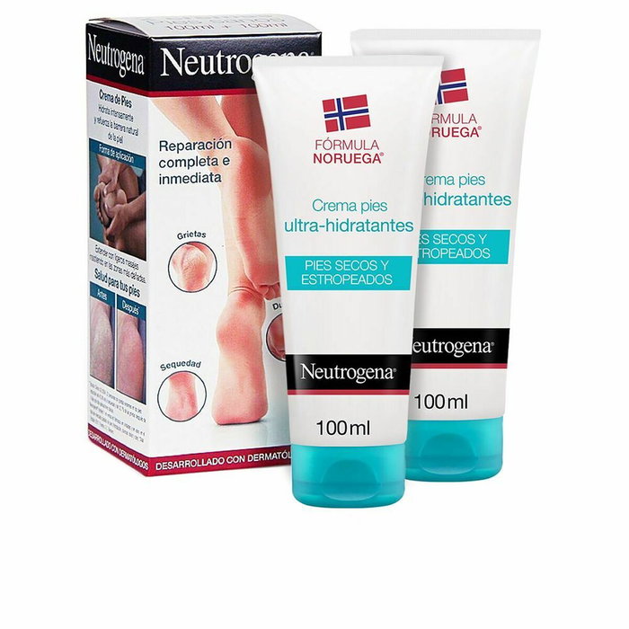 Neutrogena Crème Pieds Ultra-Hydratante Lot de 2 x 100 ml