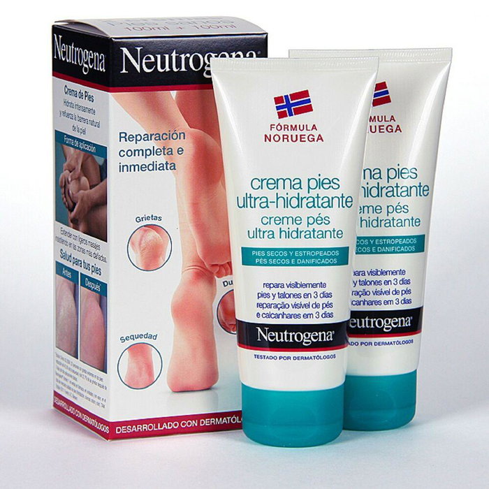 Neutrogena Crème Pieds Ultra-Hydratante Lot de 2 x 100 ml