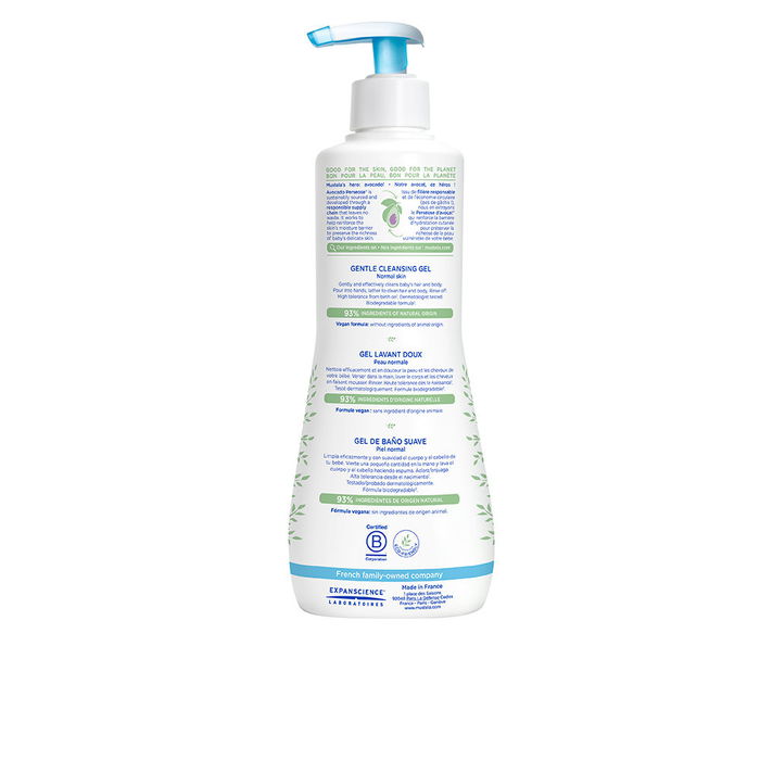 Mustela Gel de Bain Doux Cheveux et Corps 500 ml Hydratant Respectueux Nouveau-né Bébé Enfant Peaux Sensibles Mustela Gel de Bain Doux Cheveux et Corps 500 ml Hydratant Respectueux Nouveau-né Bébé Enfant Peaux Sensibles