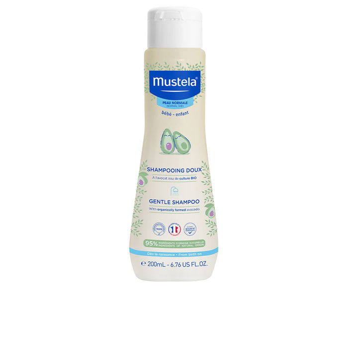 Mustela Shampoing Doux Bébé-Enfant 200 ml à l'Avocat Bio pour Cheveux Fragiles Mustela Shampoing Doux Bébé-Enfant 200 ml à l'Avocat Bio pour Cheveux Fragiles