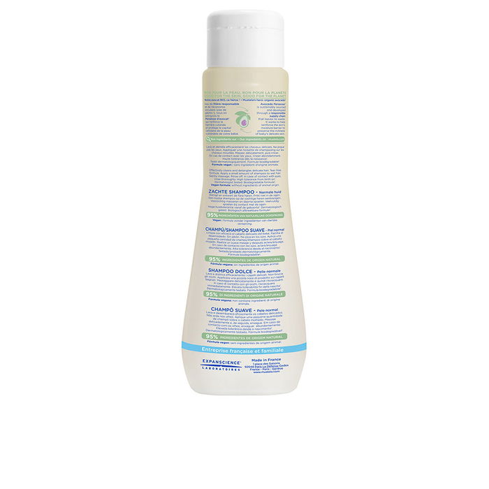 Mustela Shampoing Doux Bébé-Enfant 200 ml à l'Avocat Bio pour Cheveux Fragiles Mustela Shampoing Doux Bébé-Enfant 200 ml à l'Avocat Bio pour Cheveux Fragiles