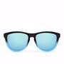 Hawkers ONE #fusion Lunettes de soleil Unisexe Claires Bleues Monture Noire et Bleue Verre Bleu Diamètre 54 mm