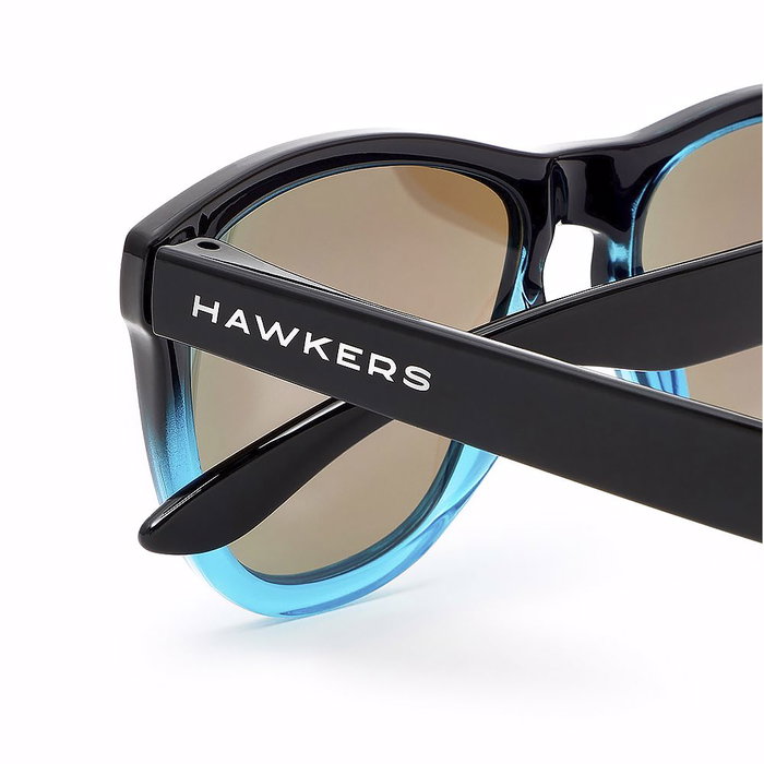 Hawkers ONE #fusion Lunettes de soleil Unisexe Claires Bleues Monture Noire et Bleue Verre Bleu Diamètre 54 mm Hawkers ONE #fusion Lunettes de soleil Unisexe Claires Bleues Monture Noire et Bleue Verre Bleu Diamètre 54 mm