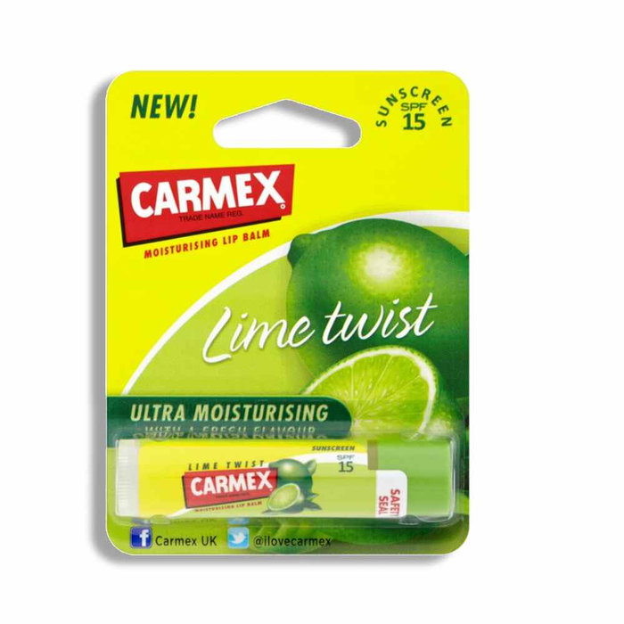 Carmex Lime Twist Baume à Lèvres SPF 15 Stick 4,25 g
