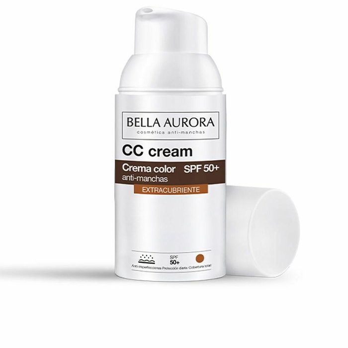 Bella Aurora CC Crème Anti-taches Extra-couvrante SPF 50+ (30 ml)