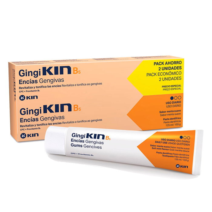Kin GINGIKIN B5 dentifrice pack 2 x 125 ml Kin GINGIKIN B5 dentifrice pack 2 x 125 ml