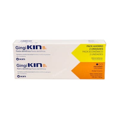 Kin GINGIKIN B5 Dentifrice Pack de 2 x 125 ml