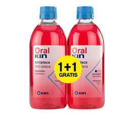 Kin Bain de Bouche Anti-Plaque Coffret 2 Pz 2 x 500ml
