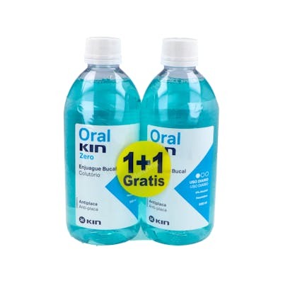 Kin Oralkin Zero Bain de bouche Coffret de 2 x 500 ml Kin Oralkin Zero Bain de bouche Coffret de 2 x 500 ml