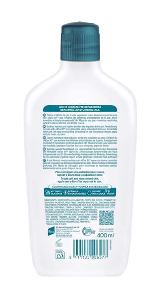 Ecran After Sun vitEox Lait Hydratant Réparateur 400 ml