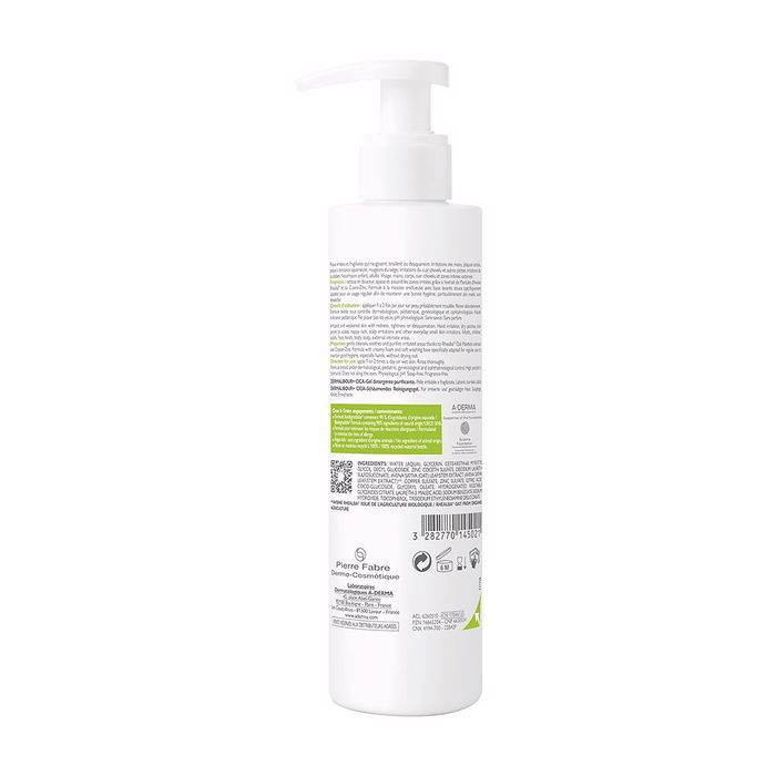 A-Derma DERMALIBOUR+ Gel Cica-Nettoyant Peaux Sensibles et Irritées 200 ml A-Derma DERMALIBOUR+ Gel Cica-Nettoyant Peaux Sensibles et Irritées 200 ml