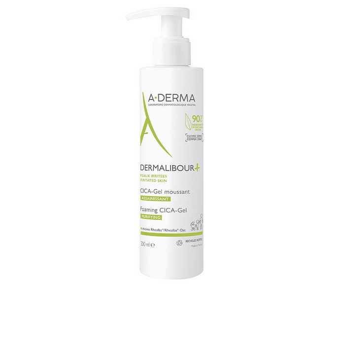A-Derma DERMALIBOUR+ Gel Cica-Nettoyant Peaux Sensibles et Irritées 200 ml A-Derma DERMALIBOUR+ Gel Cica-Nettoyant Peaux Sensibles et Irritées 200 ml