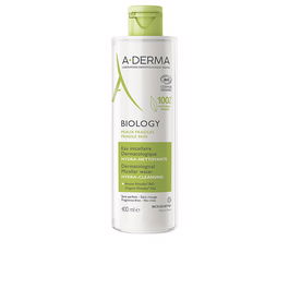 A-Derma Eau Micellaire Dermatologique Biologique BIOLOGIE pour Peaux Sensibles, Nettoie & Hydrate, 400 ml