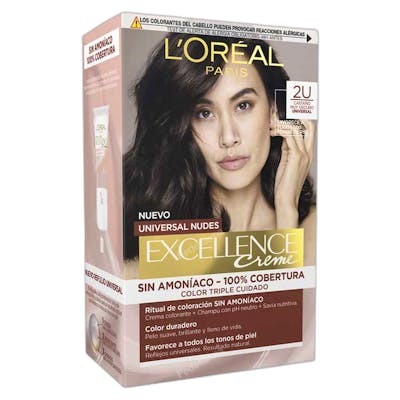 L'Oréal Paris Excellence Nudes 2u-brune la plus foncée