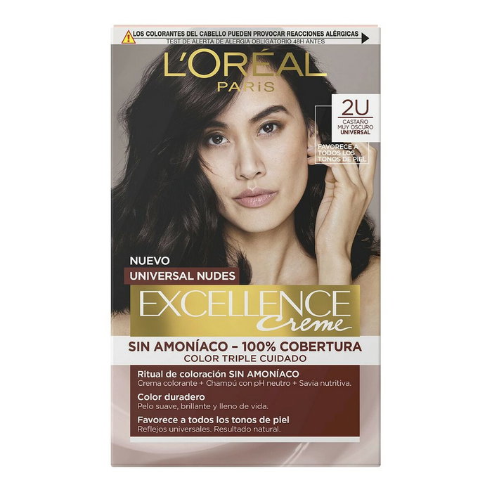L'Oréal Paris Excellence Nudes 2u-brune la plus foncée