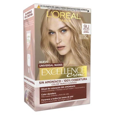 L'Oréal Paris Excellence Nudes 9u-blond très clair (Pack de 5) la de coloration permanente
