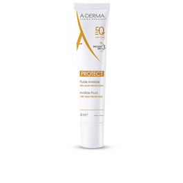 A-Derma PROTECT Fluide Solaire Visage Invisible SPF50+ 40 ml Peaux Sensibles Mixtes à Grasses