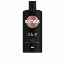 Syoss Keratin Shampooing pour cheveux crépus et secs 440 ml