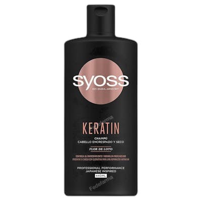 Syoss Keratin Shampooing pour cheveux crépus et secs 440 ml