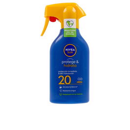 Nivea SUN Spray Hydratant SPF 20, Protection Solaire Moyenne, Résistant à l'eau, 270 ml