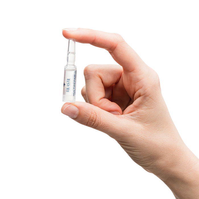 Rilastil Ampoules MULTIREPAIR CUADRI-GF - Soin Antioxydant, Réparateur et Anti-âge, 10 Unités