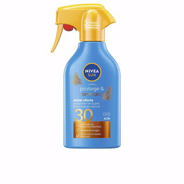 Nivea SUN PROTECT&TANN Spray Solaire SPF 30, Protection et Bronzage Naturel, 270 ml