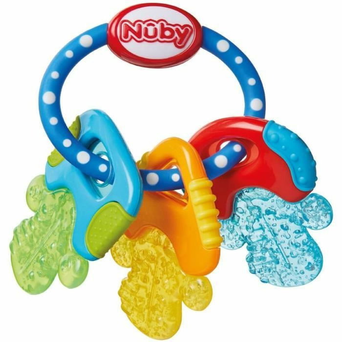 Nuby IcyBite Anneau de dentition Clés Gel réfrigérant Nuby IcyBite Anneau de dentition Clés Gel réfrigérant