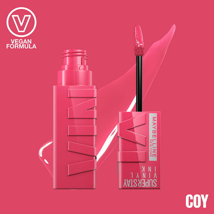 Maybelline Rouge à Lèvres Liquide SUPERSTAY VINYL INK #20-coy Brillance Longue Tenue 16h 4.2ml