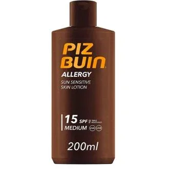 Piz Buin Allergy Lotion Solaire SPF 15, 200 ml