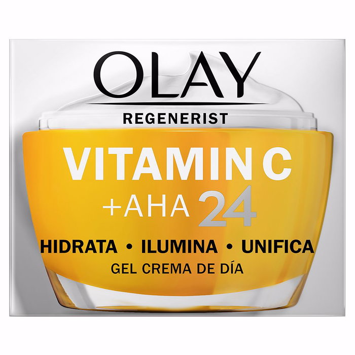 Olay REGENERIST Vitamine C + AHA Gel-crème 24 jours Soin Visage Hydratant Anti-âge 50 ml