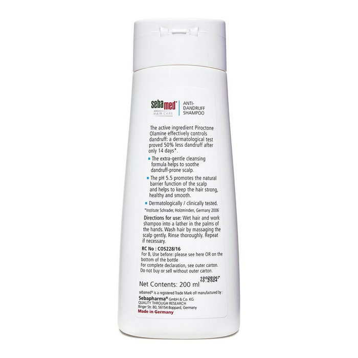 Sebamed Shampooing antipelliculaire Cuidado Capilar 200 ml