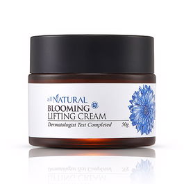 All Natural BLOOMING LIFTING cream - Crème soin visage 50g, hydratante anti-rides, enrichie en bleuet pour peau sensible